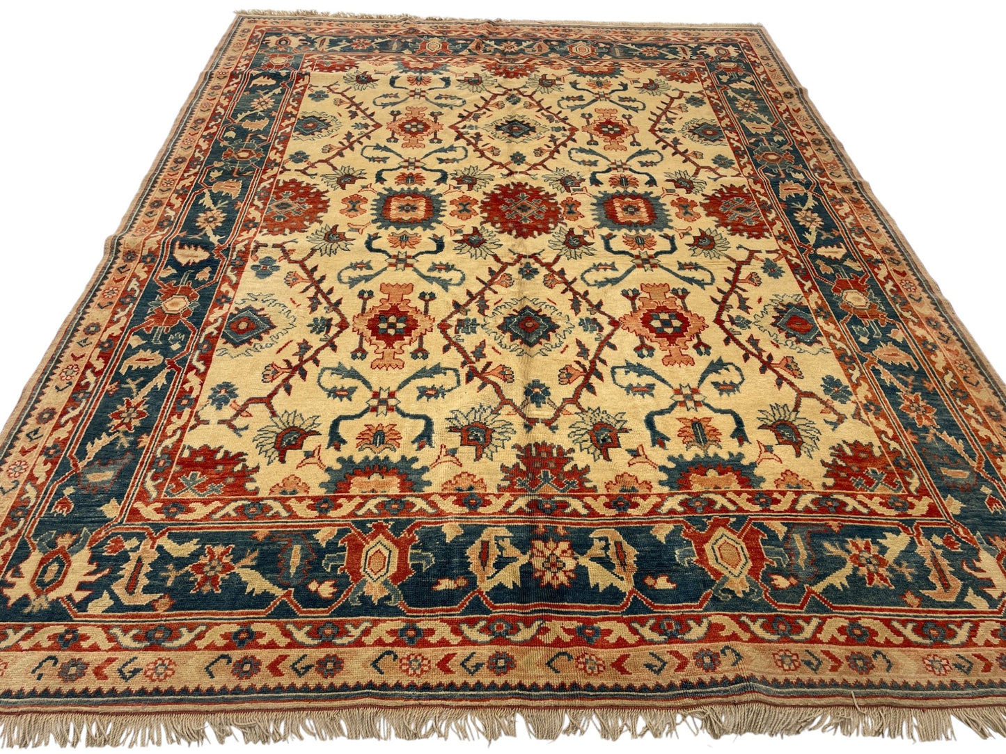 Turkish Modern Ushak Rug