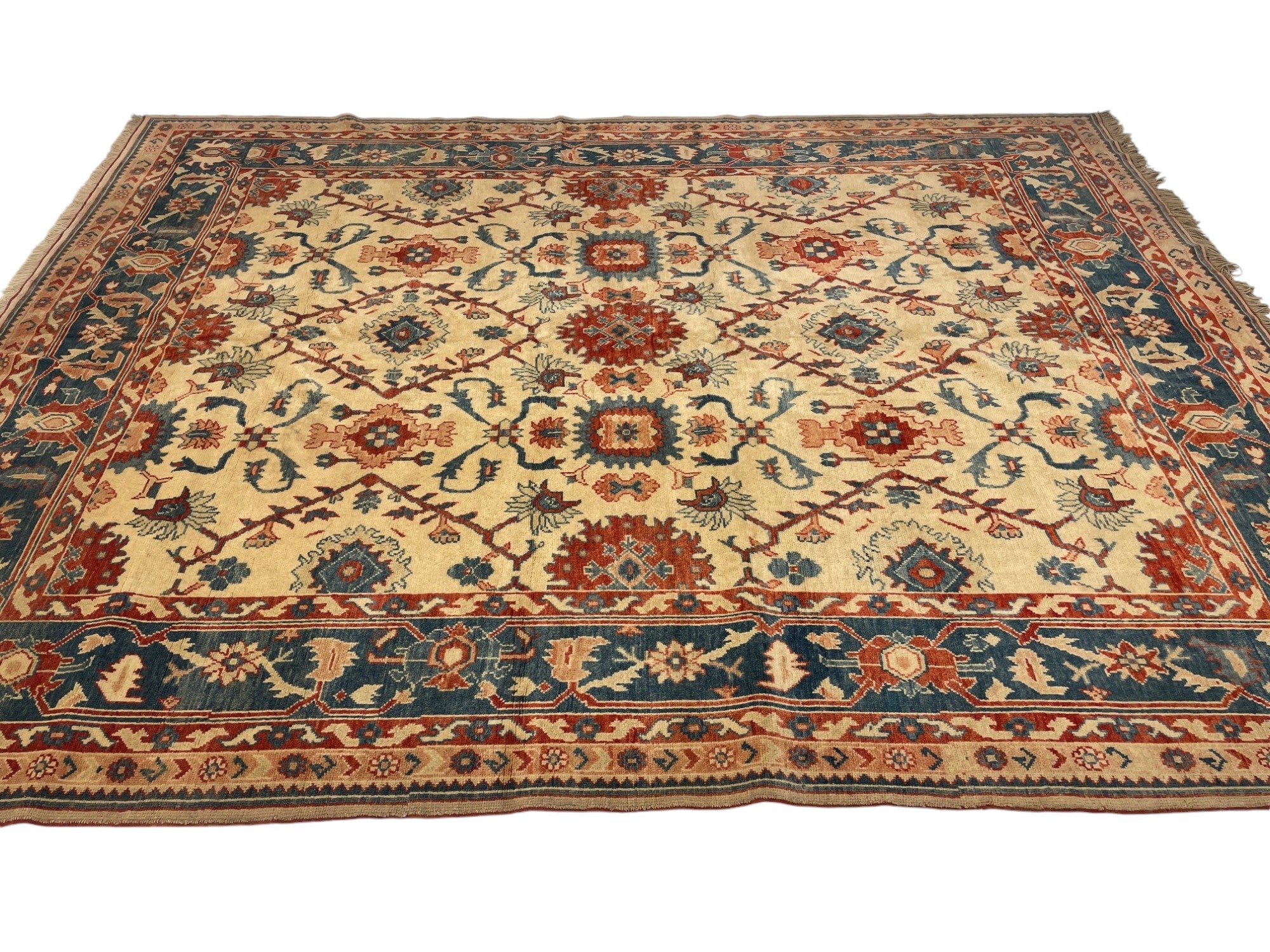Turkish Modern Ushak Rug