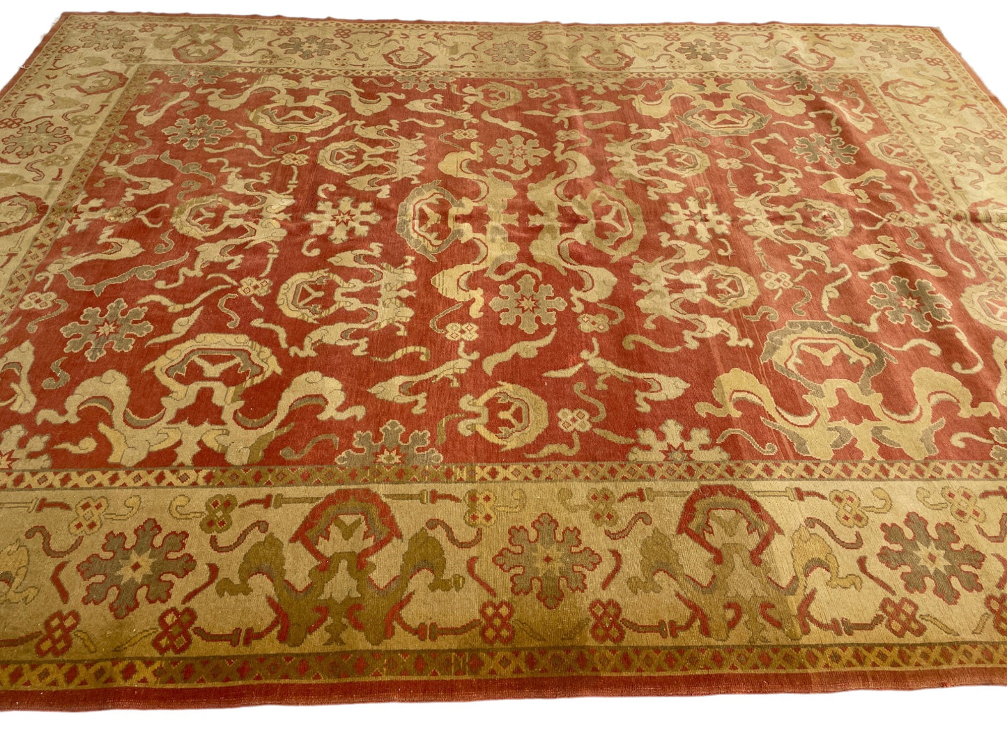 Turkish Modern Ushak Rug