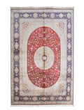Chinese Silk Hereke 300 Lines Rug