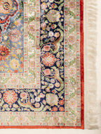 Chinese Silk Hereke 300 Lines Rug