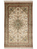 Chinese Silk Hereke 300 Lines Rug