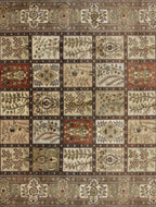 Chinese Silk Hereke 300 Lines Rug