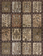 Chinese Silk Hereke 300 Lines Rug