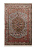 Chinese Silk Hereke 300 Lines Rug