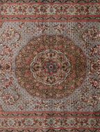 Chinese Silk Hereke 300 Lines Rug