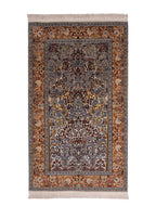 Chinese Silk Hereke 300 Lines Rug