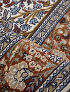 Chinese Silk Hereke 300 Lines Rug