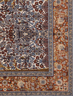 Chinese Silk Hereke 300 Lines Rug