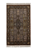 Chinese Silk Hereke 300 Lines Rug