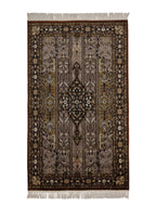 Chinese Silk Hereke 300 Lines Rug