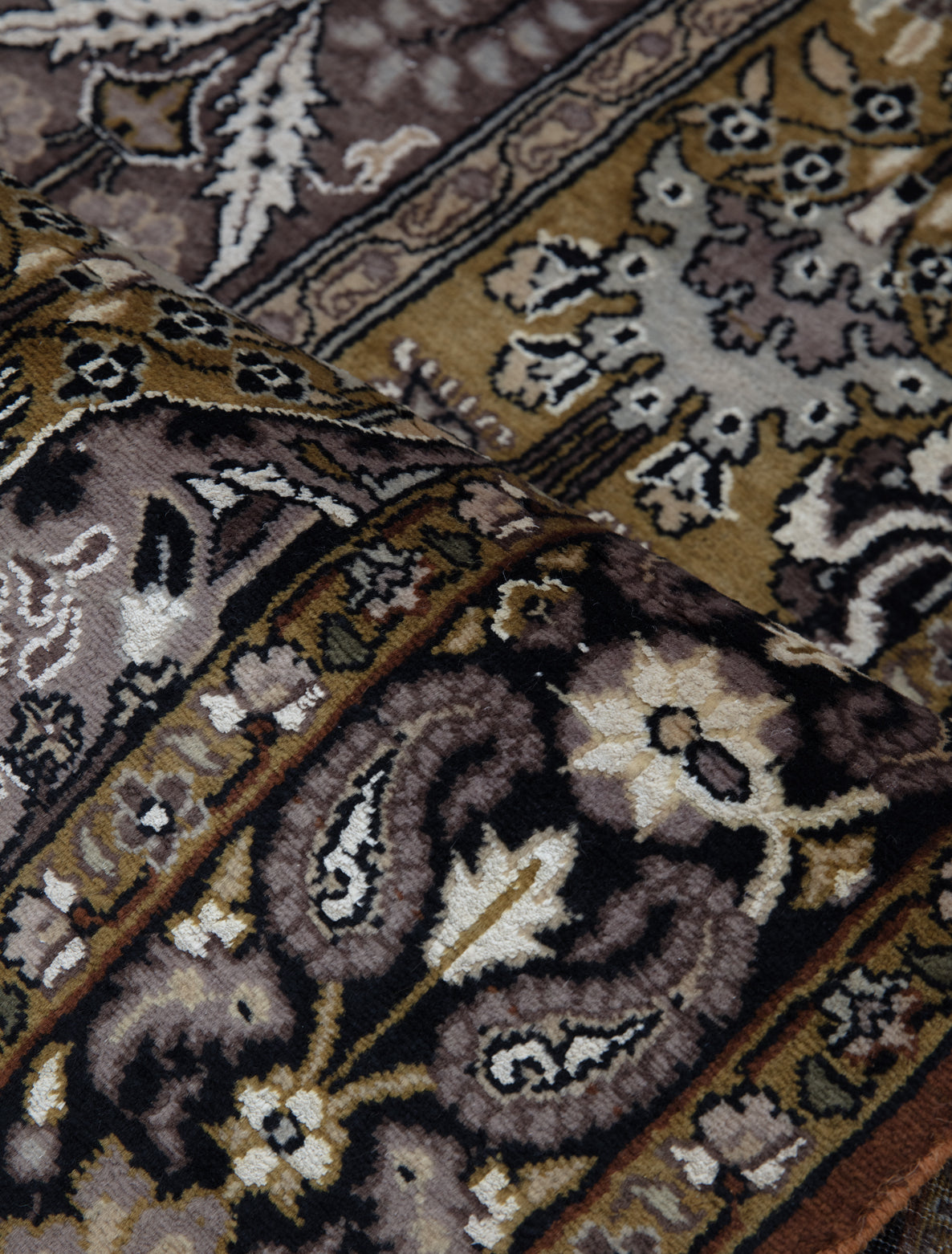 Chinese Silk Hereke 300 Lines Rug