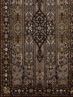 Chinese Silk Hereke 300 Lines Rug
