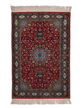 Chinese Silk Hereke 300 Lines Rug