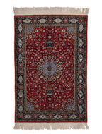 Chinese Silk Hereke 300 Lines Rug