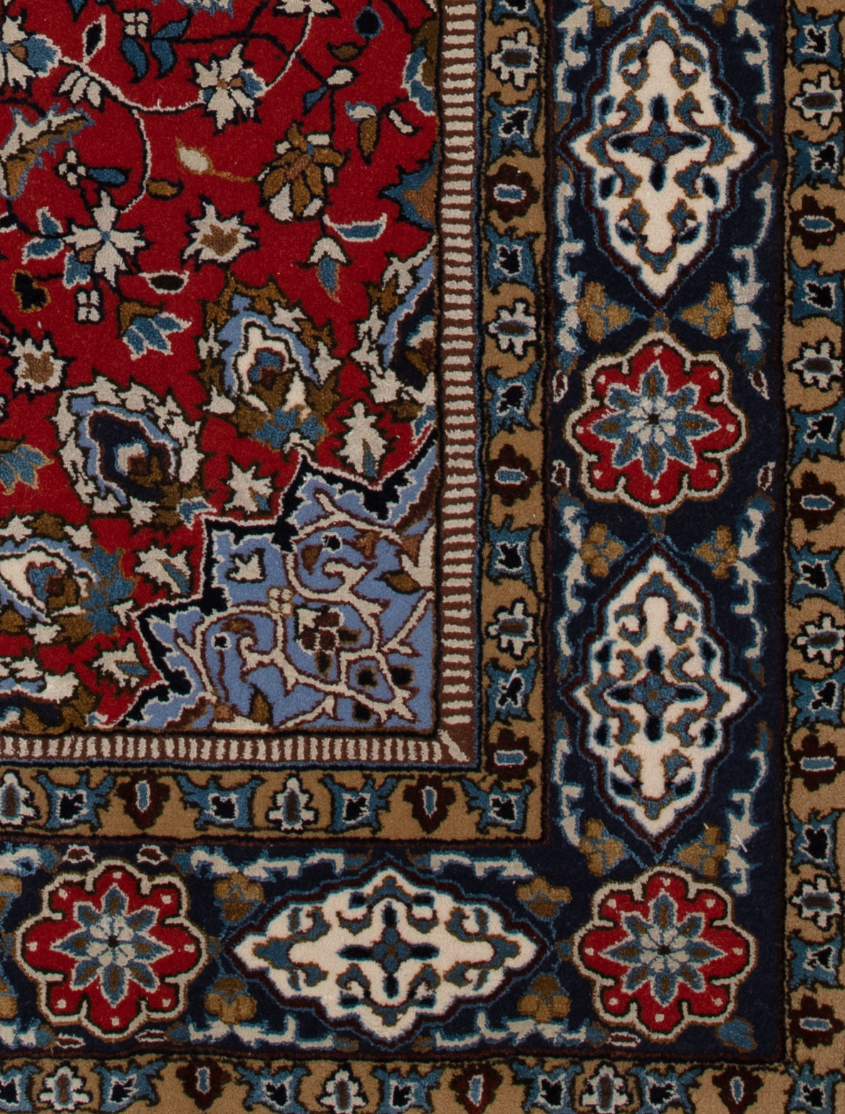 Chinese Silk Hereke 300 Lines Rug