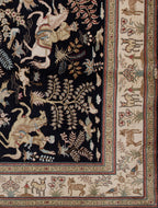 Chinese Silk Hereke 300 Lines Rug