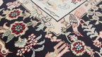 Chinese Silk Hereke 300 Lines Rug